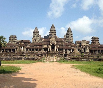 Angkor Wat temple photographed from Eastern