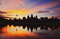 Sunrise at Angkor Wat temple